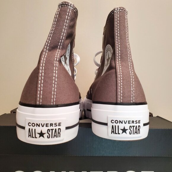 Converse Chuck Taylor All Star Lift Hi Platform Pumice Brown A12309F Womens Size - Picture 10 of 11